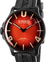 U-Boat 8697/B Darkmoon Rood PVD Soleil 44mm 5ATM