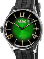 U-Boat 9502/A Darkmoongroen SS Soleil herenhorloge 40 mm 5ATM