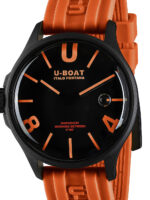 U-Boat 9538 Darkmoon oranje IPB herenhorloge 44 mm 5ATM