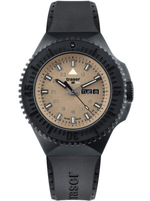 Traser H3 109861 P69 Zwart-Stealth Zand 46mm 20ATM