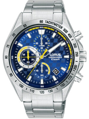 Lorus RM311JX9 sport chronograaf herenhorloge 44 mm 10ATM