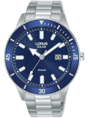 Lorus RX313AX9 zonne-energie herenhorloge 43 mm 10ATM