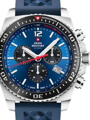 Swiss Military SM34093.06 sportchronograaf 45 mm 10ATM