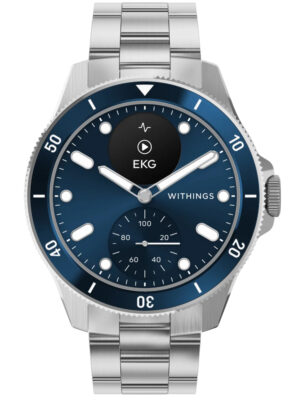 Withings HWA10-model 7-All-Int ScanWatch Nova Blauw 43 mm 10ATM
